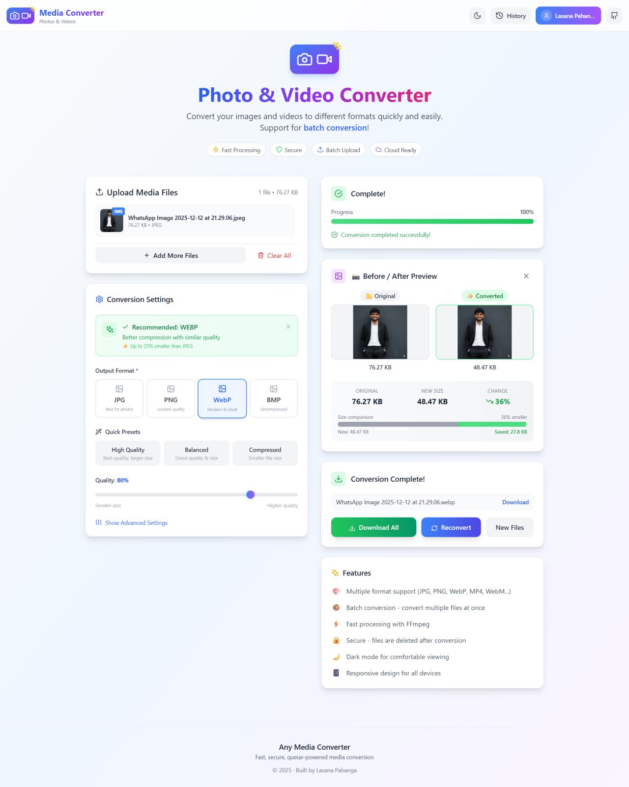 Media Converter Screenshot 3
